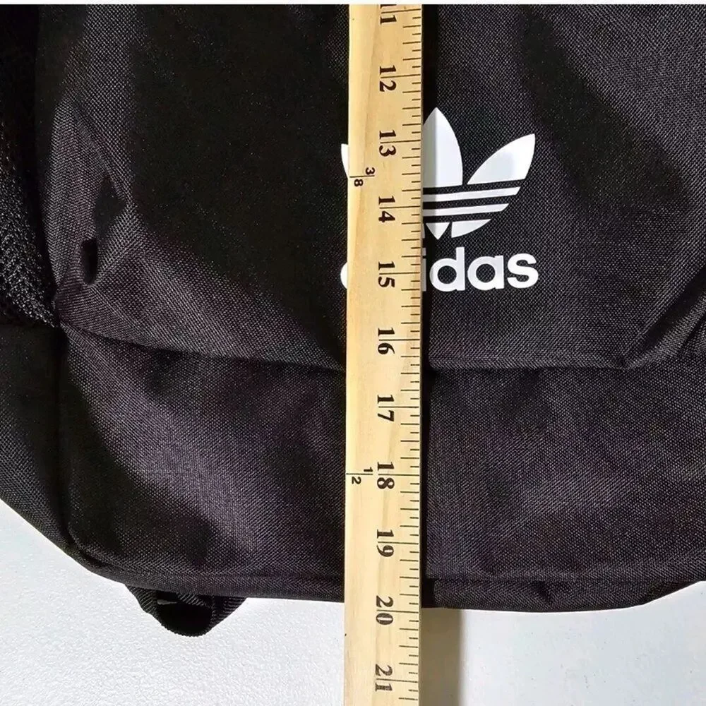 ADIDAS Originals Base Black White Stripes Large Backpack
